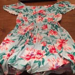 This is a off the shoulders one-piece